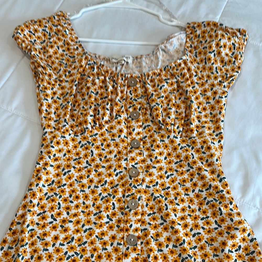 Floral Button-Down Dress